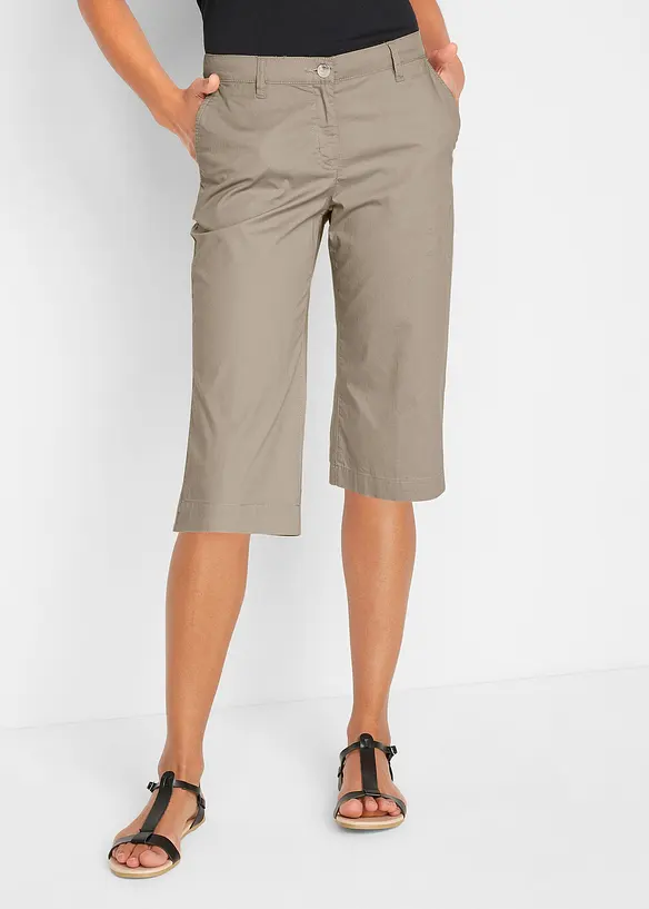 Lange bermuda met elastische taille, bonprix