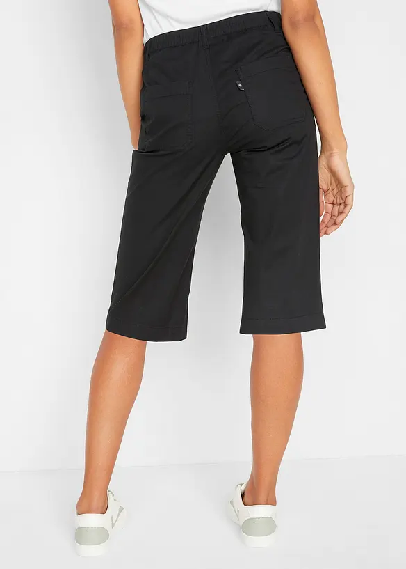Lange bermuda met elastische taille, bonprix