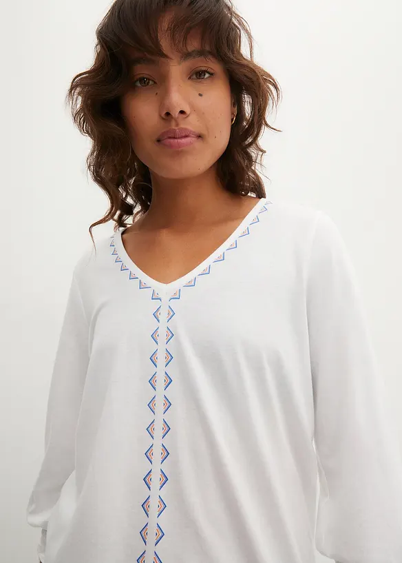 Shirt tuniek van viscosemix, bonprix
