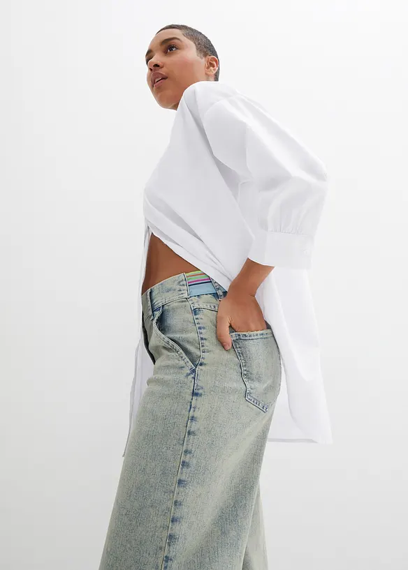 Jeans met vintage wassing, bonprix