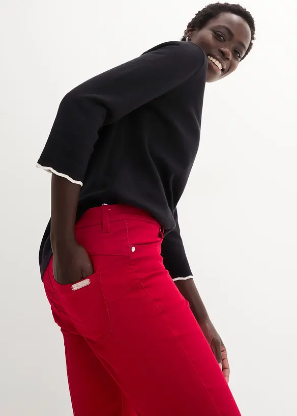 Stretch broek van katoen, bonprix