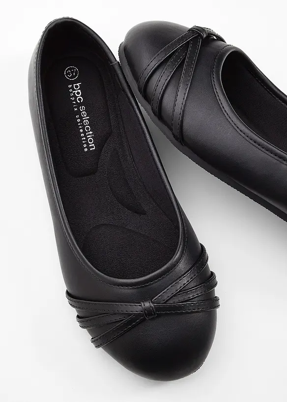 Soepele ballerina's met comfortabele wijdte, bonprix