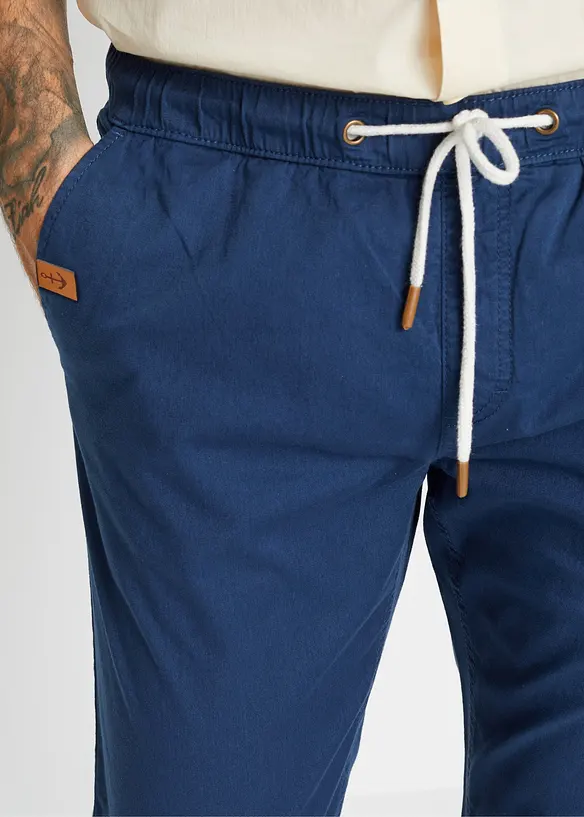 Slim fit stretch instapbroek, straight, bonprix