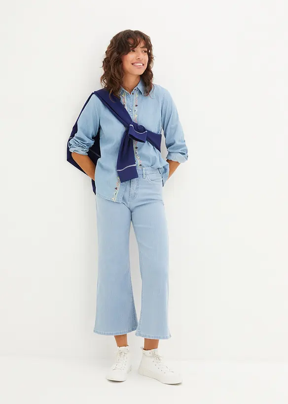 Capri comfort stretch jeans (set van 2), bonprix