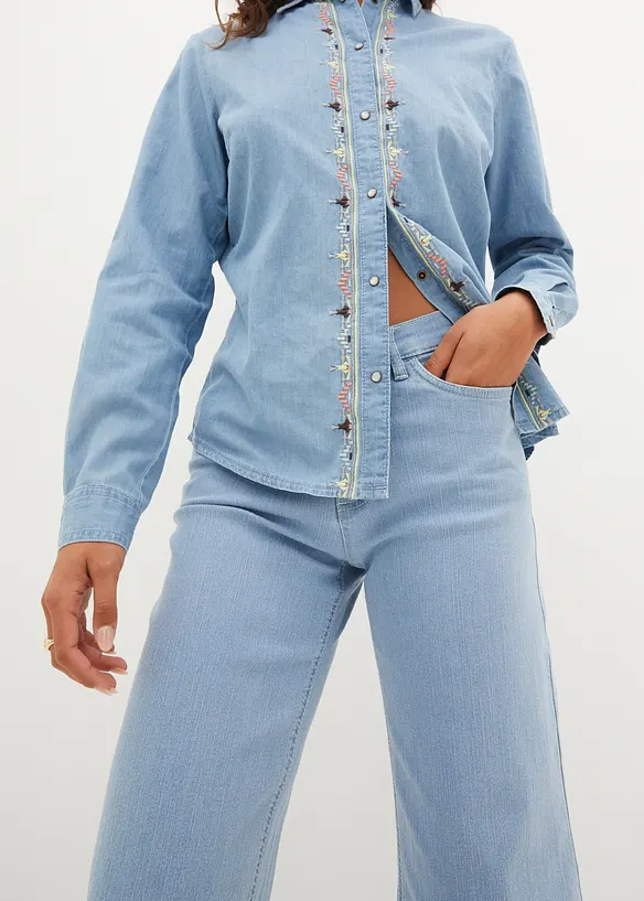 Capri comfort stretch jeans (set van 2), bonprix