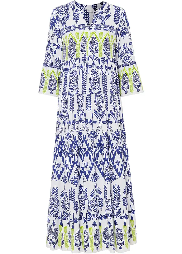 Maxi jurk van soepel vallende viscose, bonprix