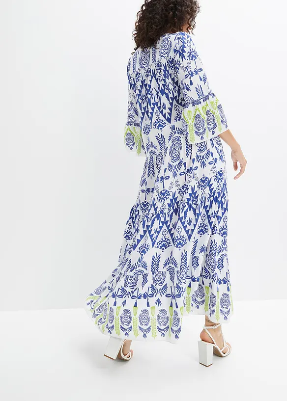 Maxi jurk van soepel vallende viscose, bonprix