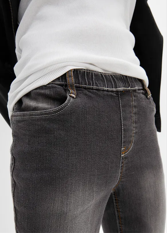 Skinny jegging mid waist met comfortband, bonprix
