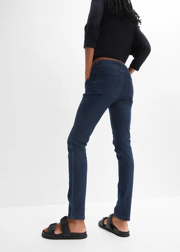 Skinny jegging mid waist met comfortband, bonprix