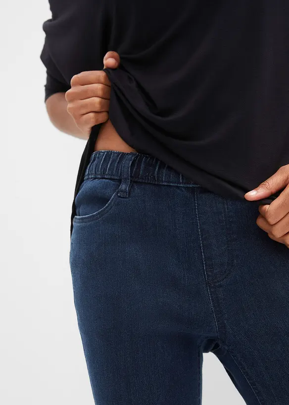 Skinny jegging mid waist met comfortband, bonprix