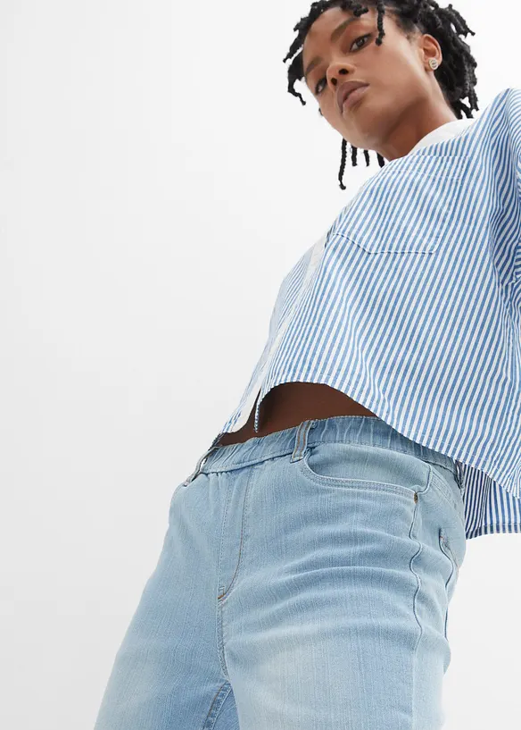 Skinny jegging mid waist met comfortband, bonprix