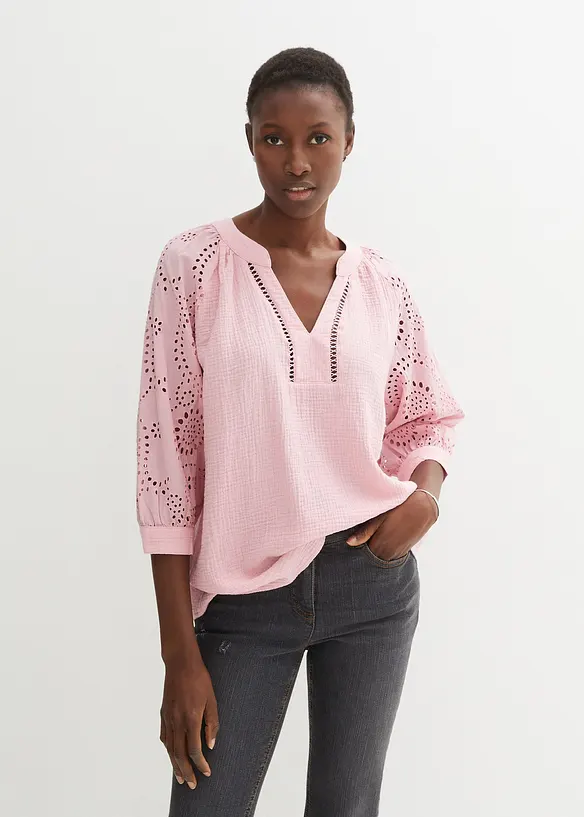 Tuniek van mousseline, bonprix