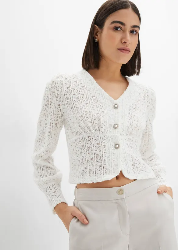 Vest met sierknopen, bonprix