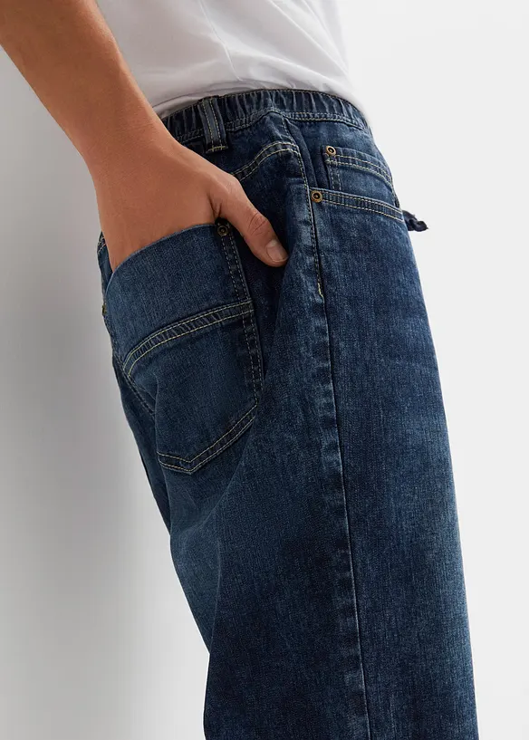 Licht stretch jeans instap bermuda , slim fit, bonprix