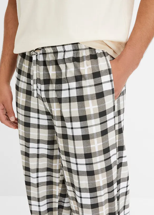 Pyjama met korte mouwen van biologisch katoen, bonprix