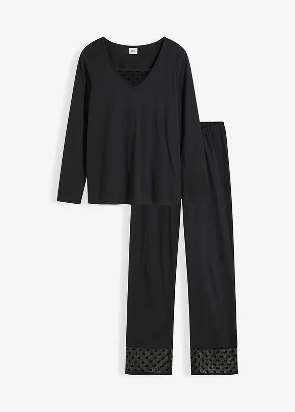 Pyjama met kant, bonprix