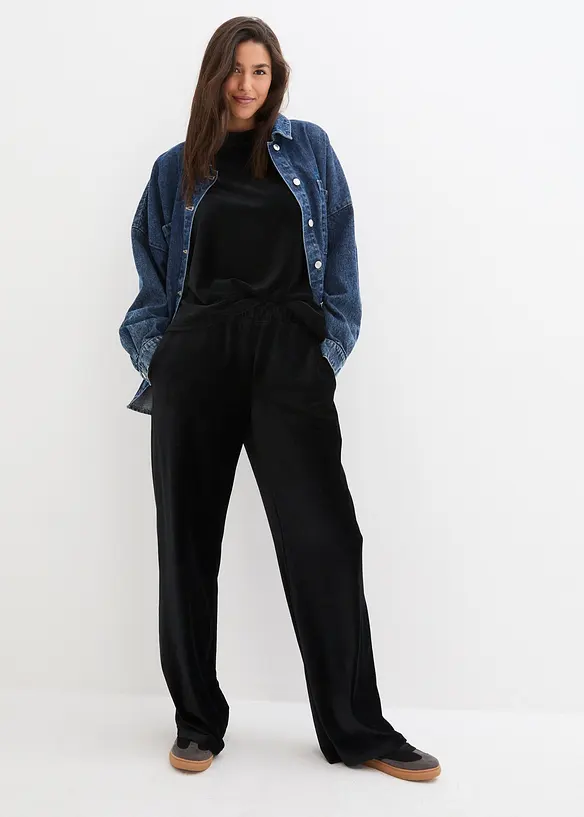 Wijde corduroy broek, bonprix