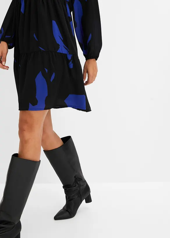 Gedessineerde mini jurk, bonprix