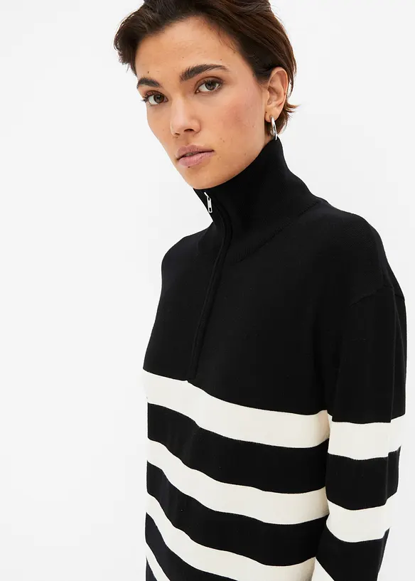 Gebreide mini jurk, bonprix