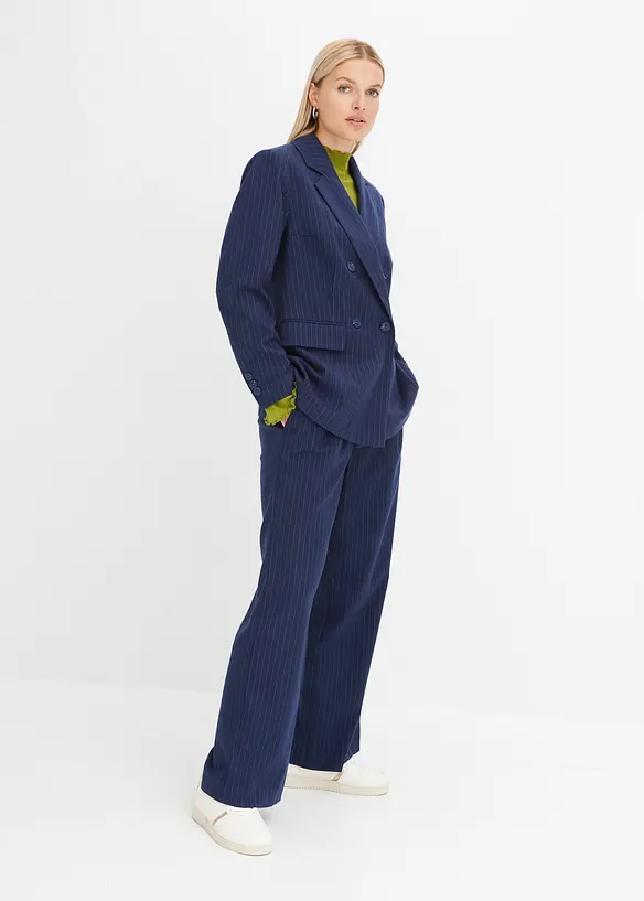 Blazer in een viscosemix met dubbele knoopsluiting, bonprix