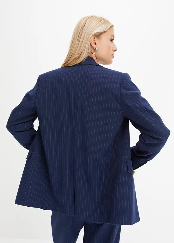 Blazer in een viscosemix met dubbele knoopsluiting, bonprix