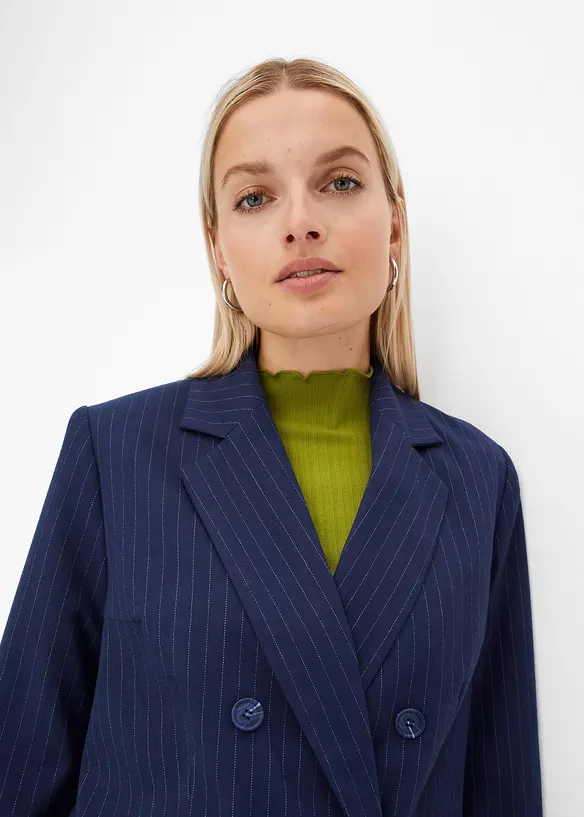 Blazer in een viscosemix met dubbele knoopsluiting, bonprix