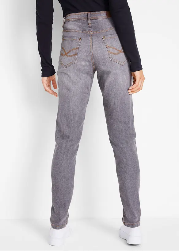 Comfort stretch mom jeans, mid waist, bonprix