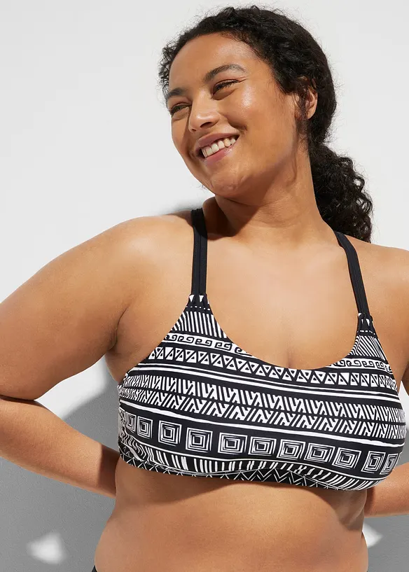 Tankini (3-dlg. set) met bustier bikinitopje, bonprix