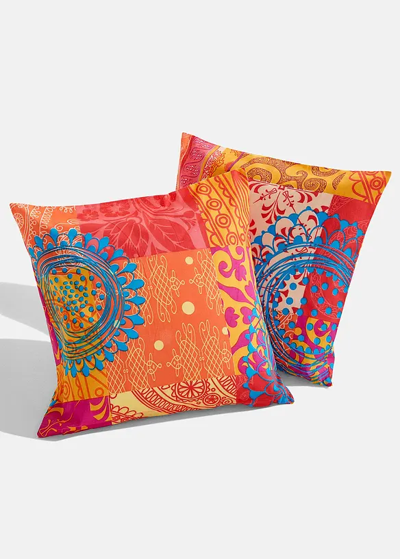 Plaid met patchworkprint, bonprix