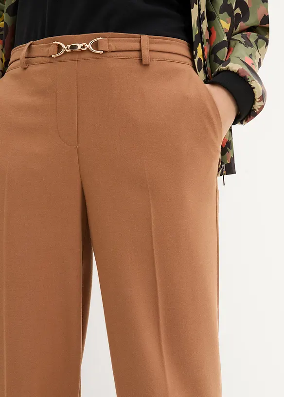 Marlene Dietrich broek met sierriem, bonprix