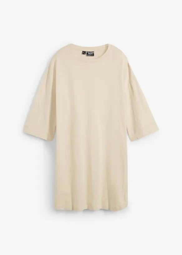 Oversized longshirt van biologisch katoen, bonprix