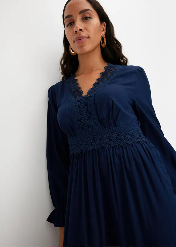 Maxi jurk van viscose, bonprix
