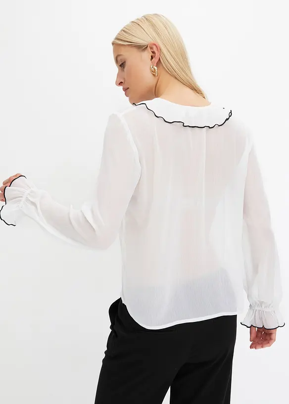 Blouse van chiffon, bonprix