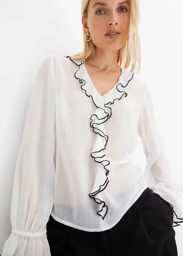 Blouse van chiffon, bonprix