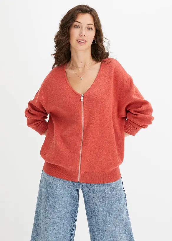 Oversized gebreid vest, bonprix