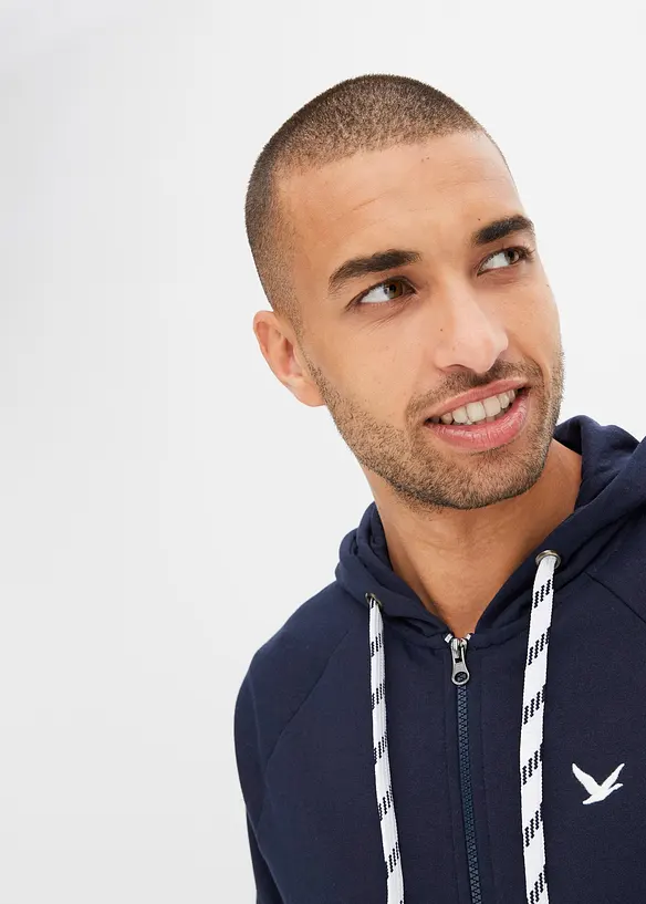 Sweatvest met capuchon, bonprix
