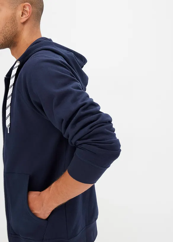 Sweatvest met capuchon, bonprix