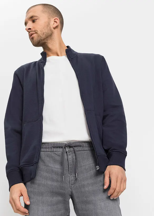Regular fit stretch instapjeans, straight, bonprix
