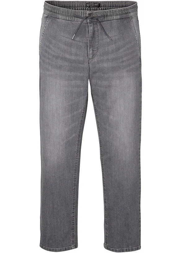 Regular fit stretch instapjeans, straight, bonprix