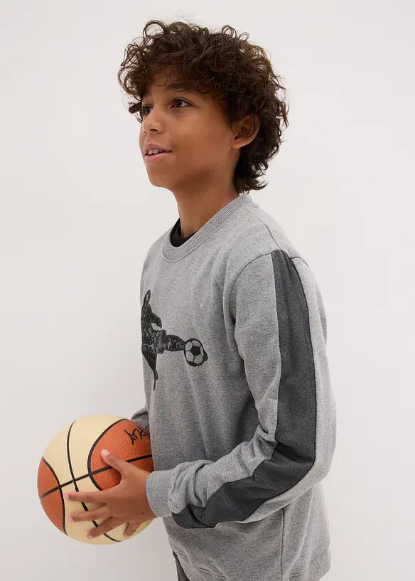 Sweater van een zachte katoenmix, bonprix