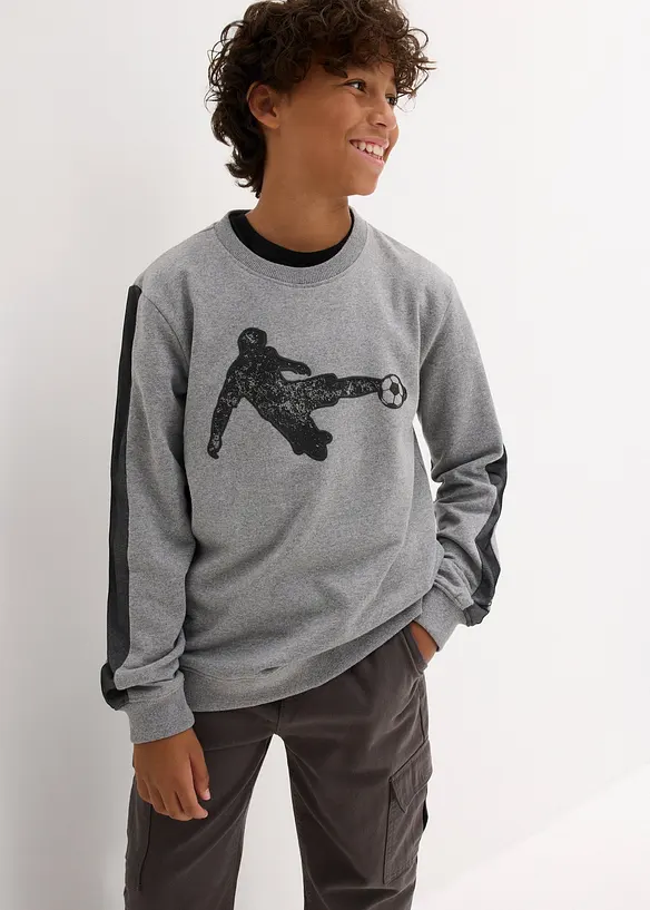 Sweater van een zachte katoenmix, bonprix
