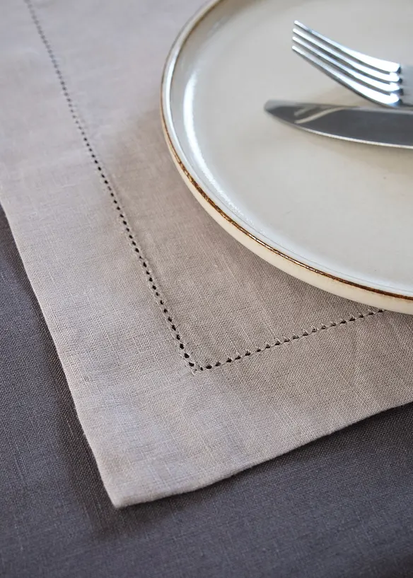 Linnen placemats (set van 2), bonprix