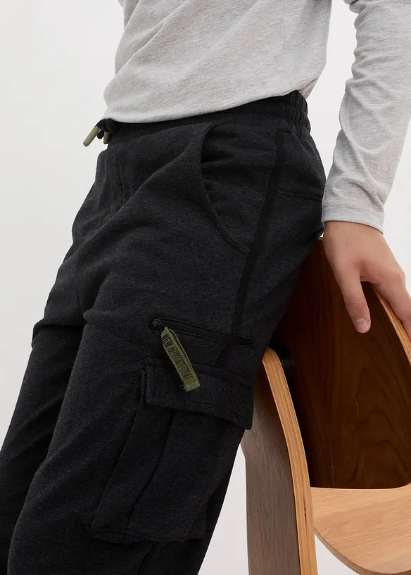 Jongens cargo joggingbroek van een zachte katoenmix, bonprix