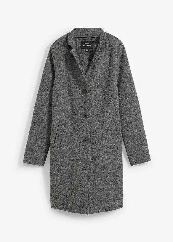 Korte jas van wol, bonprix