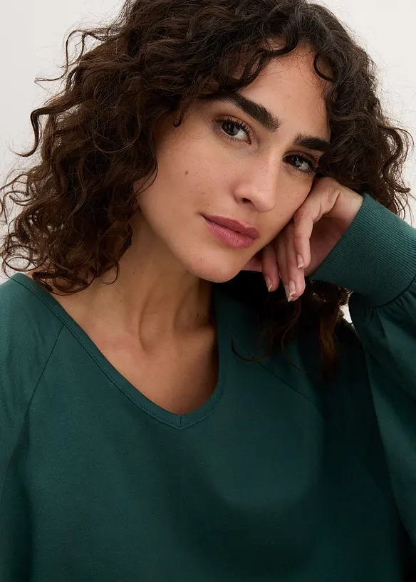 Oversized shirt van katoen, bonprix