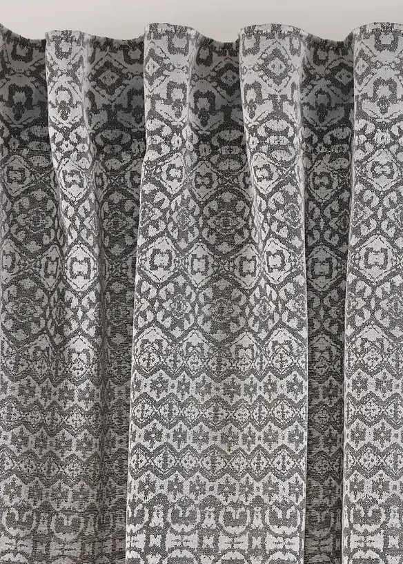 Jacquard gordijn met grafisch patroon, bonprix