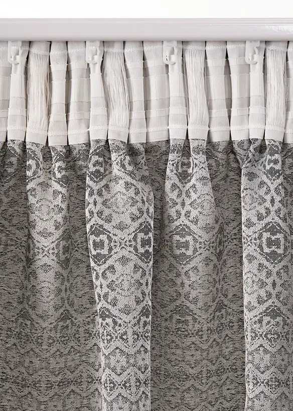 Jacquard gordijn met grafisch patroon, bonprix