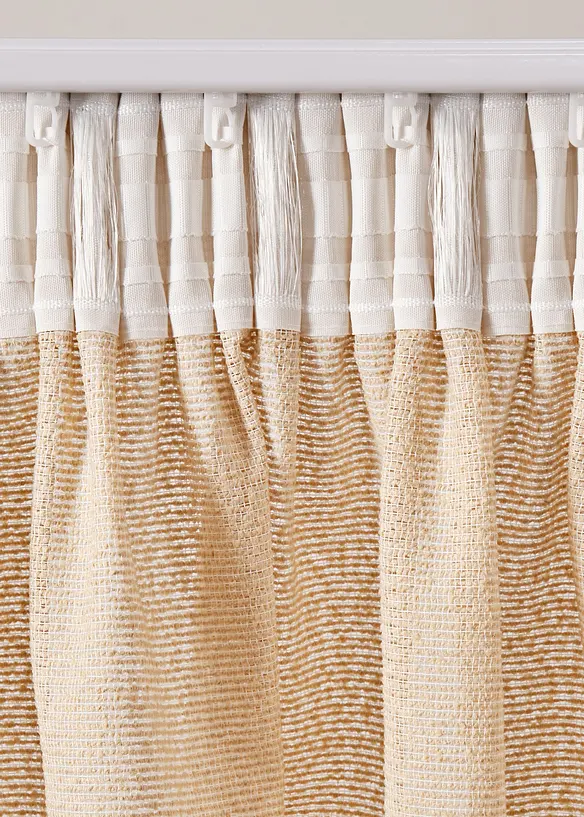 Jacquard gordijn met structuur (1 stuk), bonprix
