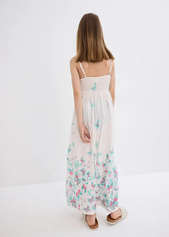 Meisjes maxi jurk van soepele viscose, bonprix