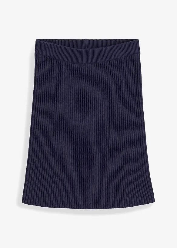 Gebreide rok van puur katoen, bonprix